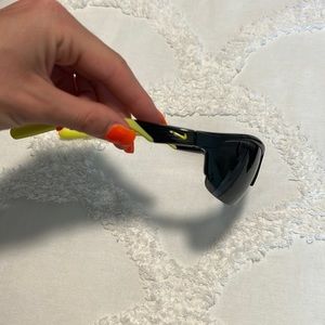 Black Nike running sunglasses work twice
